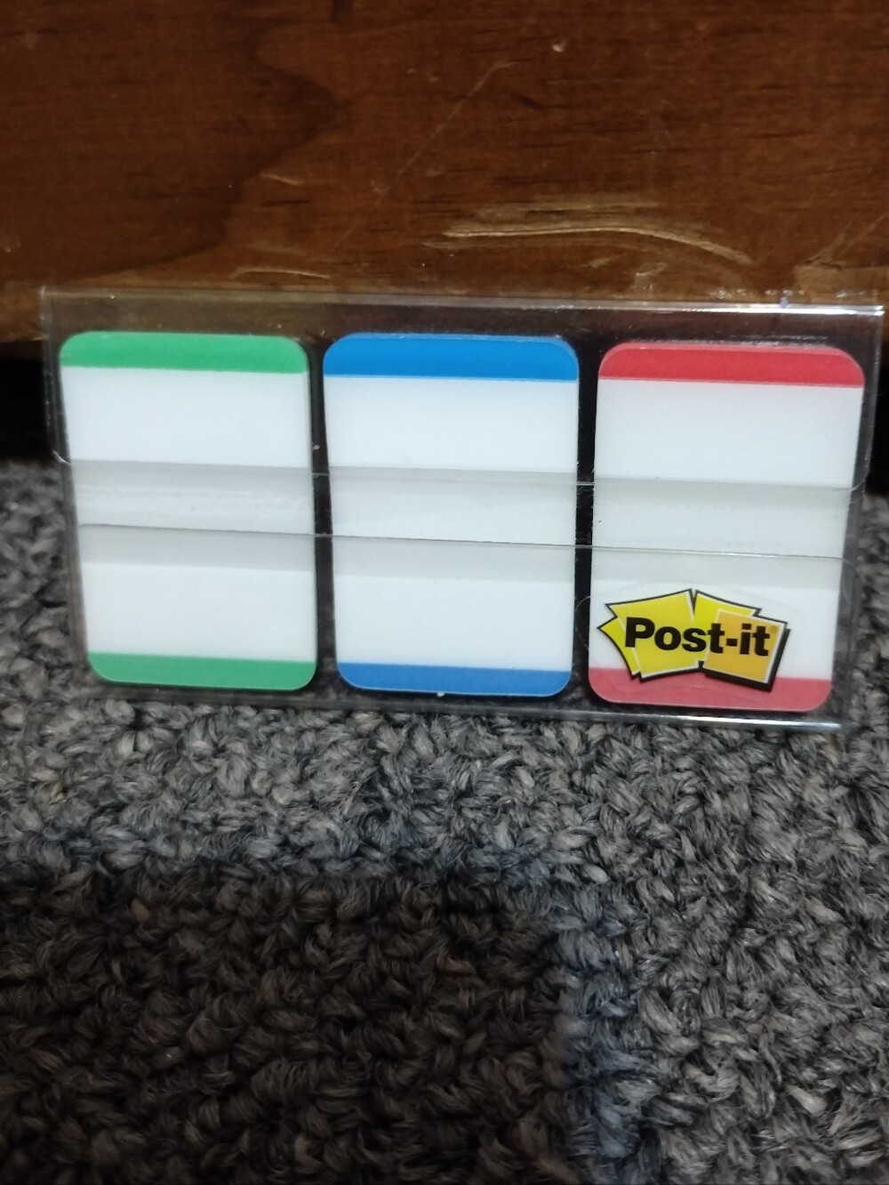 Post-it Colored Tabs- Green, Blue, Red